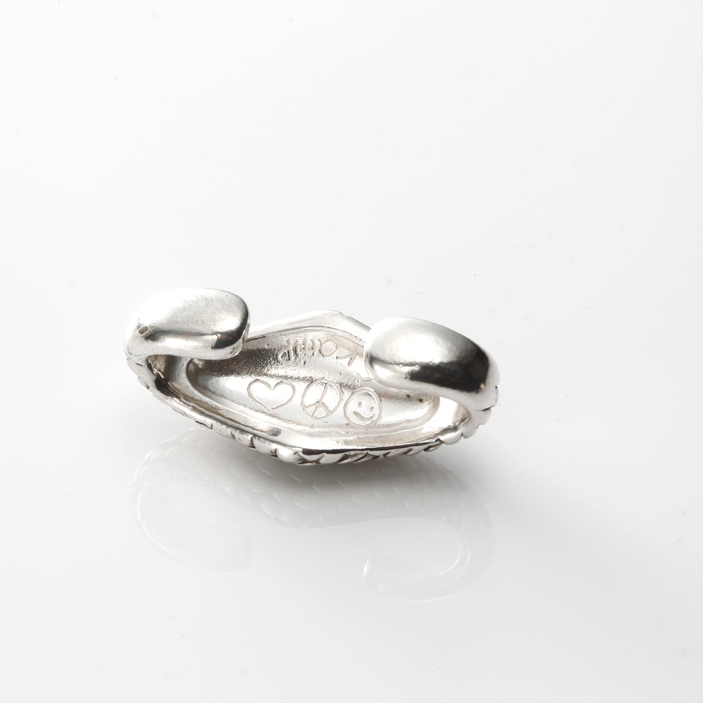 Rhombus Leather Bracelet  - Silver Python Snake - / JB-420