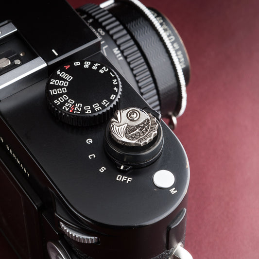 Medetai / Japanese Happy fish lucky charm Camera Soft Release Button / JP-719