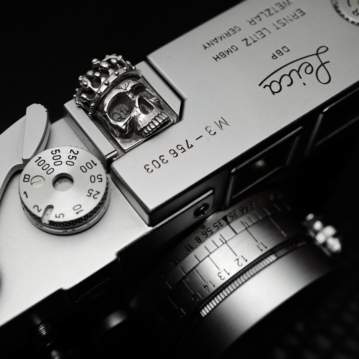 The Queen. / Skull Crown Camera Hot Shoe Cover / JP-750