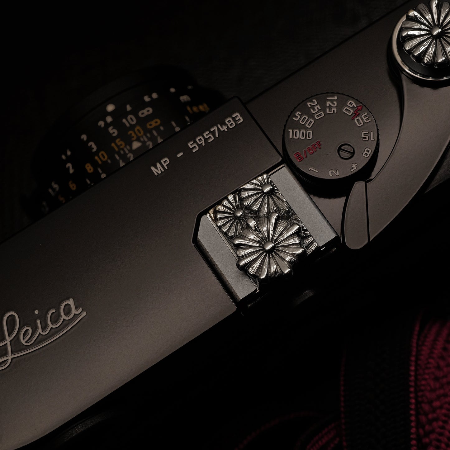 Kiku Camera Hot Shoe Cover -Floral emblems of Japan- / JP-760