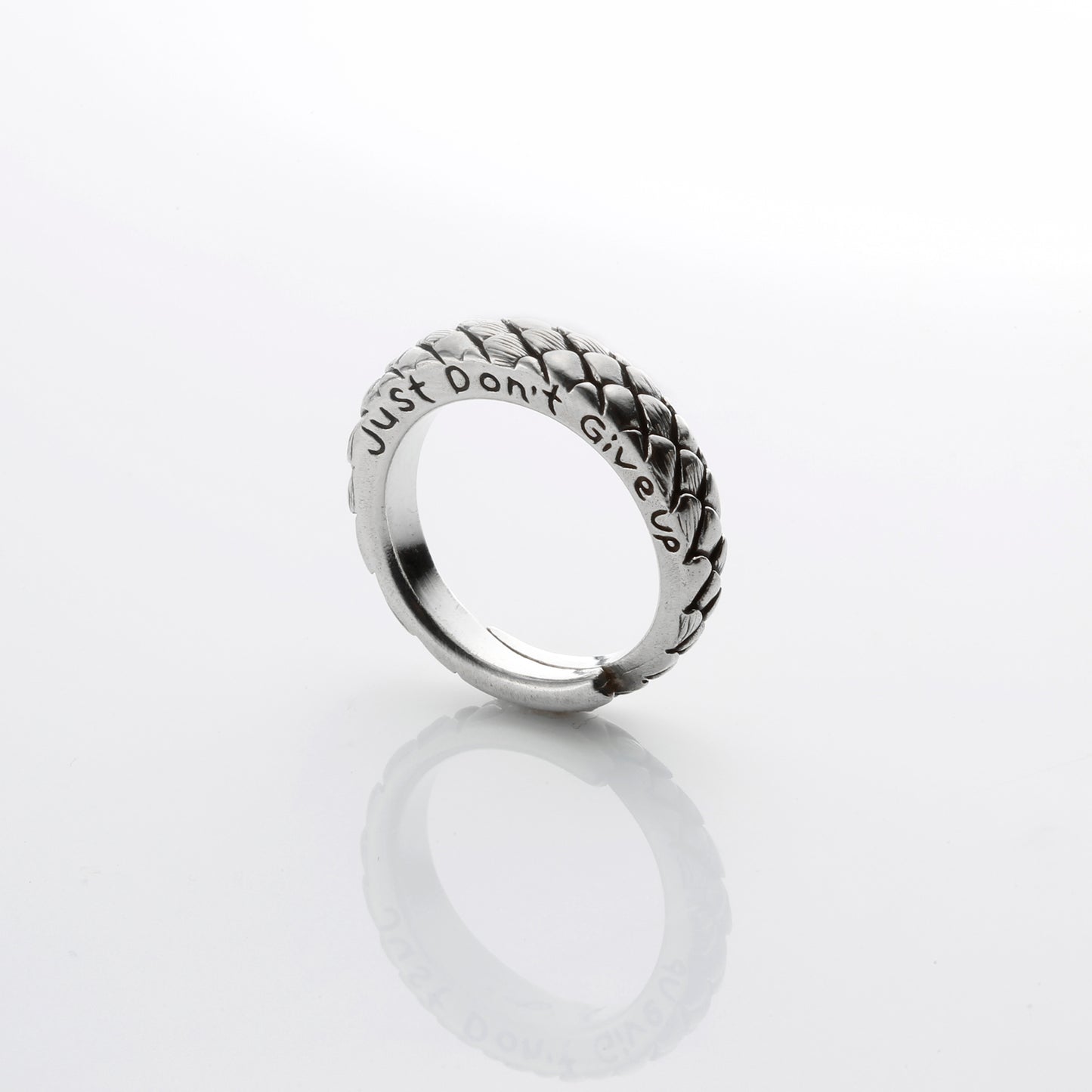 Ring - Silver Python Snake - / JR-287