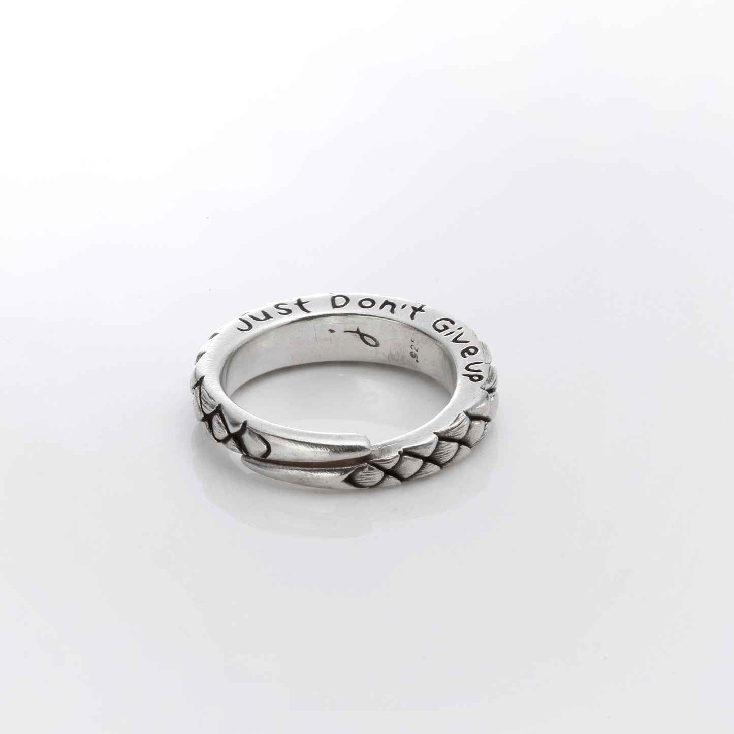 Ring - Silver Python Snake - / JR-287