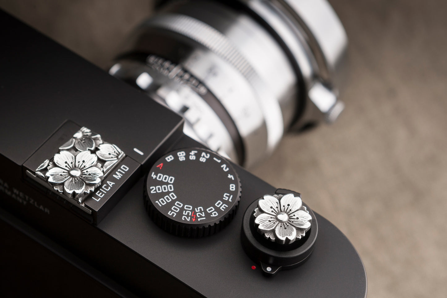 Sakura Camera Soft Release Button -Floral emblems of Japan-