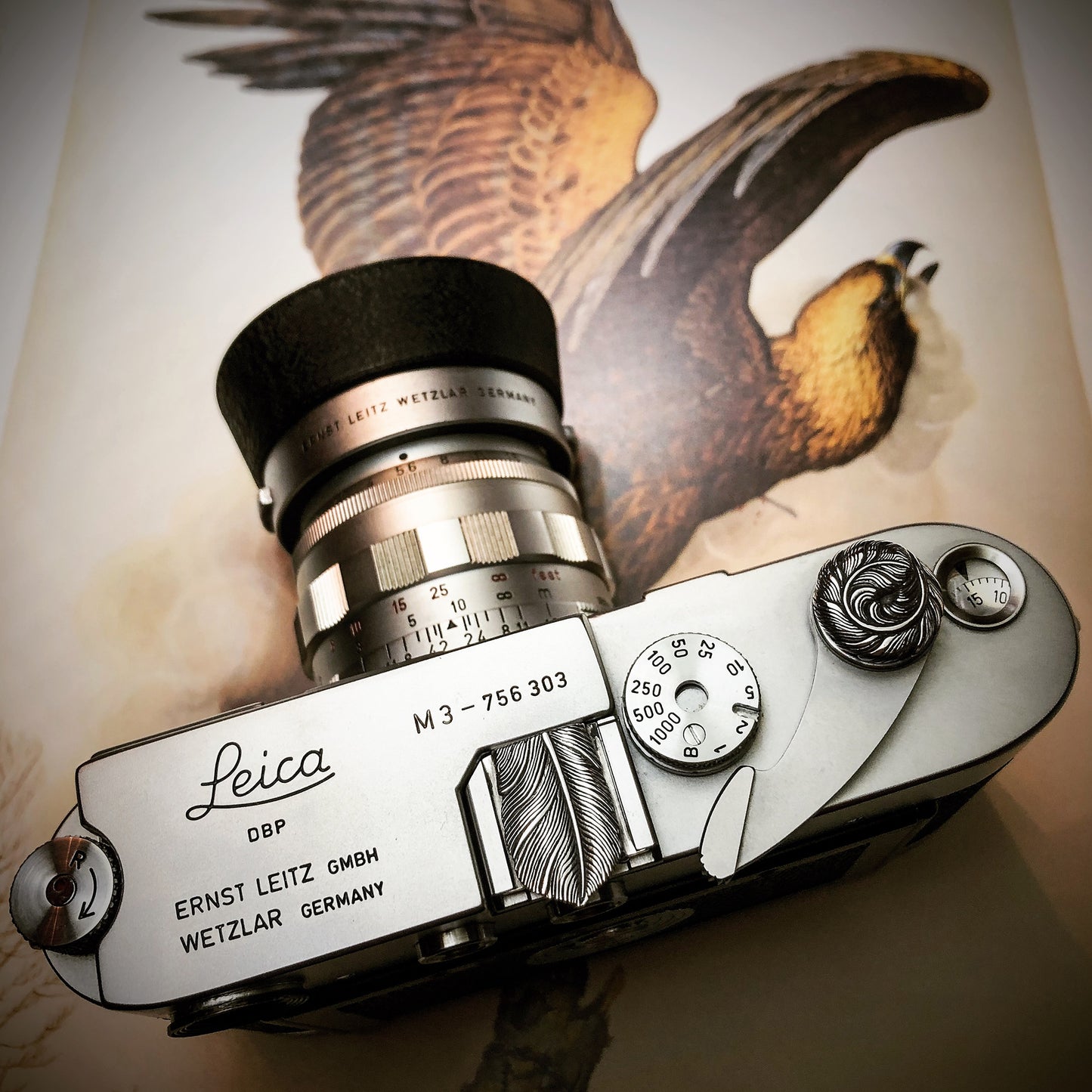 Eagle Feather Camera Soft Release Button / JP-726