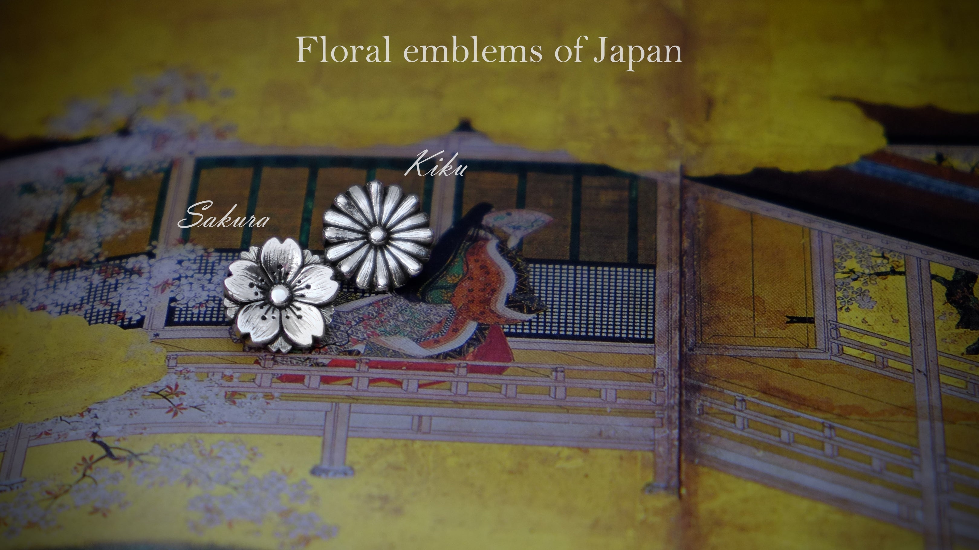 Floral emblems of Japan collection JAY TSUJIMURA