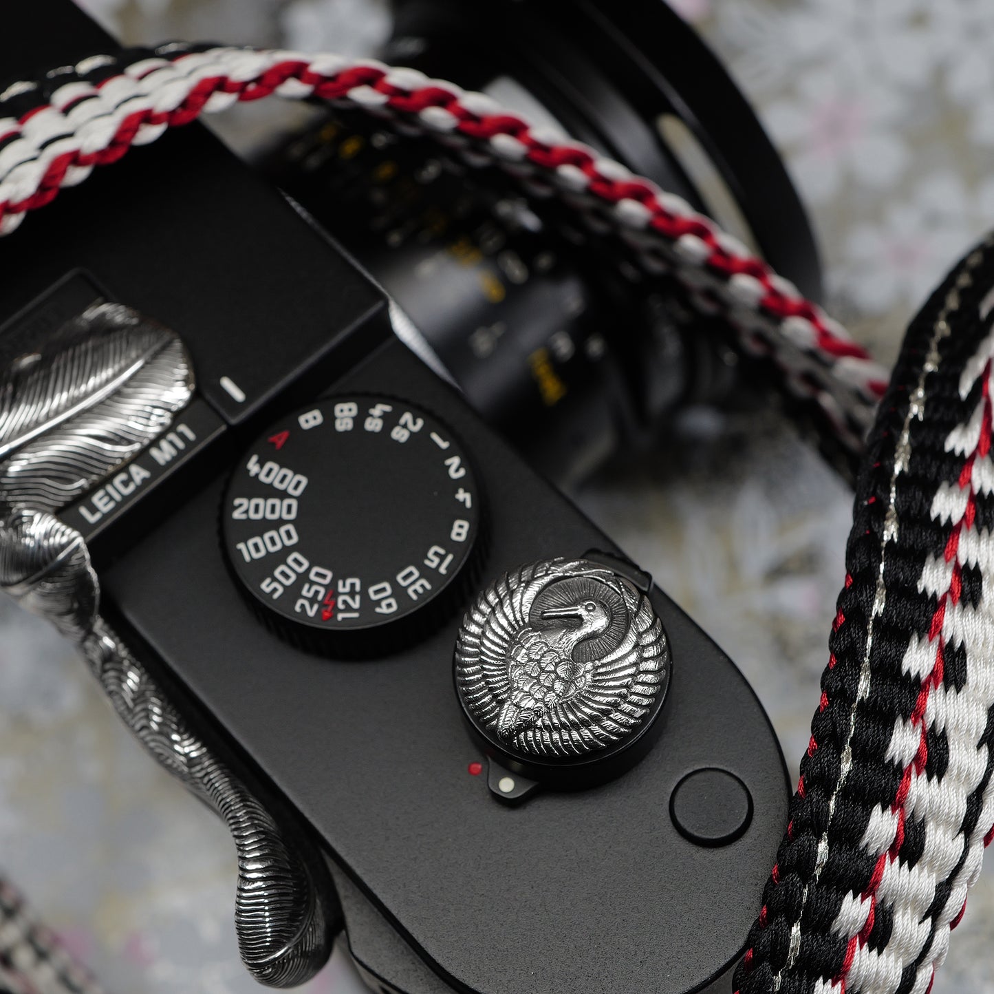 鶴 Tsuru - Auspicious Soft Release Button / JP-769