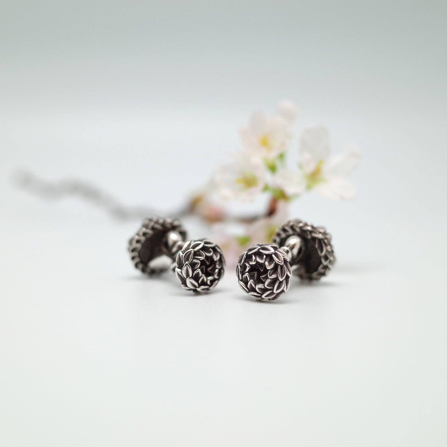 Sakura Cuff Links -Floral emblems of Japan-