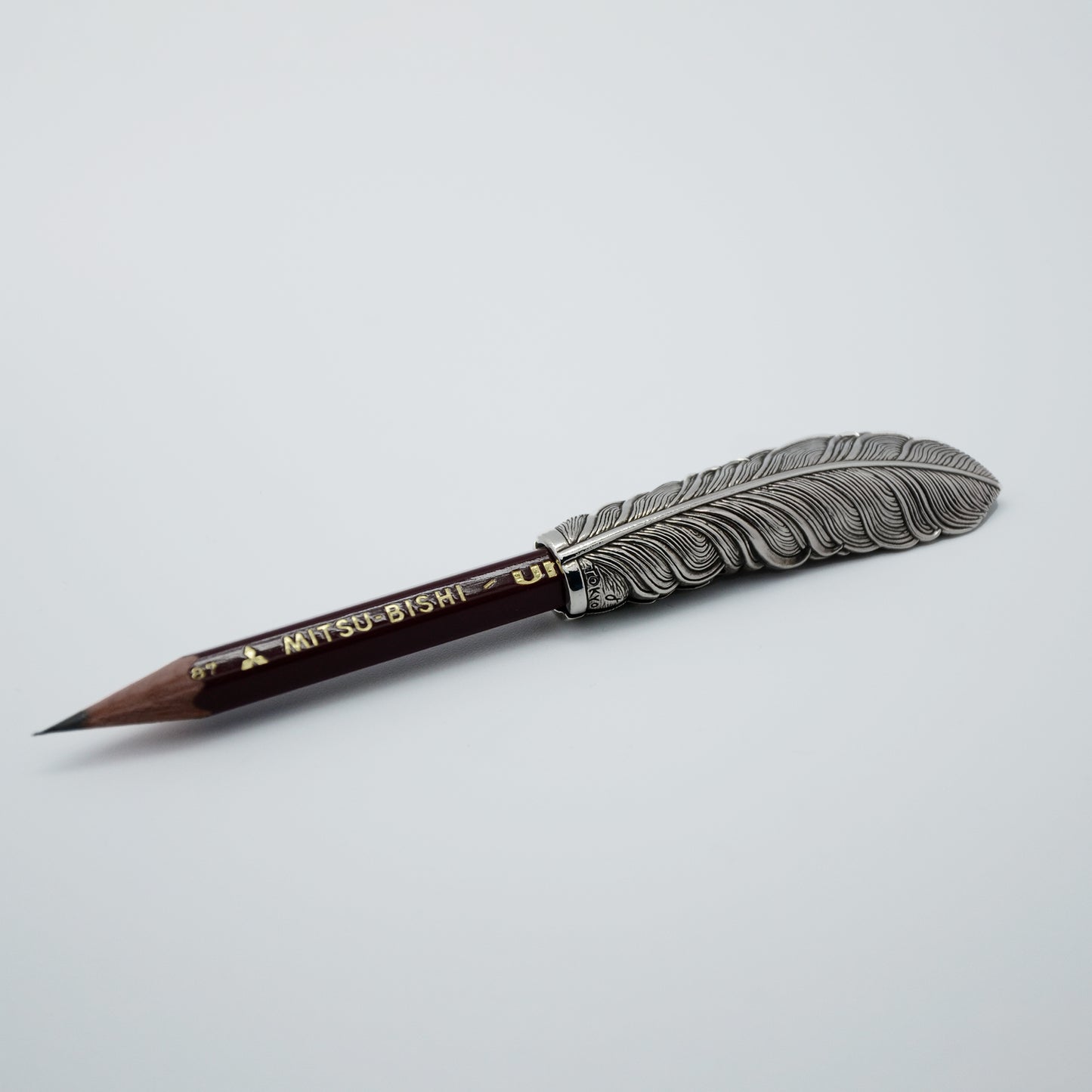 Quill-Feather Pencil Cap